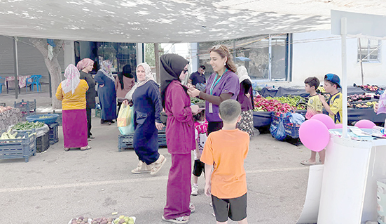 VATANDAŞLARA KANSER TARAMASI VE AŞI BİLİNCİ ANLATILDI