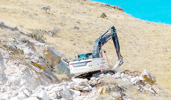 ÇARDAKLI’YA 6 KİLOMETRELİK YENİ YOL
