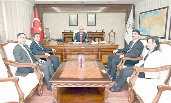 CTE HEYETİ VALİ CANALP’İ ZİYARET ETTİ
