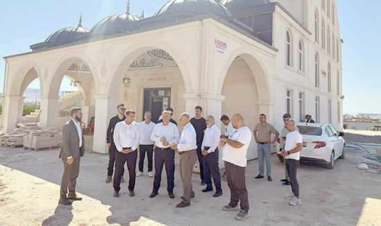 KOZLUK MERKEZ CAMİİ İNŞAATINDA ÇALIŞMALAR SÜRÜYOR