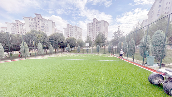 ÇOCUK VE GENÇLER İÇİN SPOR SAHALARINA BAKIM