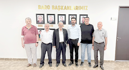 TERÖRSÜZ TÜRKİYE SÜRECİ BARO ZİYARETİNDE ELE ALINDI
