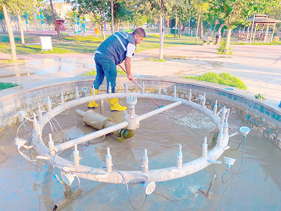 PARK VE REFÜJLERDE TEKNİK KONTROLLER SÜRÜYOR