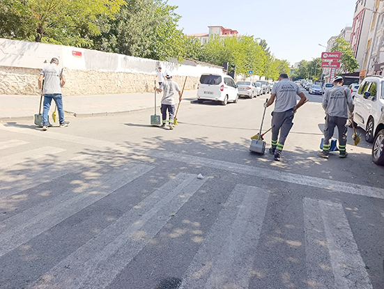 15 KİŞİLİK EKİP ÇEVRE YOLU VE TOKİ ALANLARINDA SAHADA