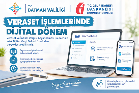 1.250 VERASET BEYANNAMESİ SONUÇLANDIRILDI