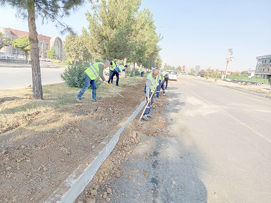  KAVŞAKLARDA PEYZAJ ÇALIŞMASI