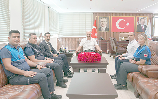 ZABITA PERSONELİNDEN VALİ CANALP’E ZİYARET