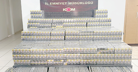 KAÇAK SİGARA OPERASYONUNDA 3 ŞÜPHELİYE ADLİ İŞLEM