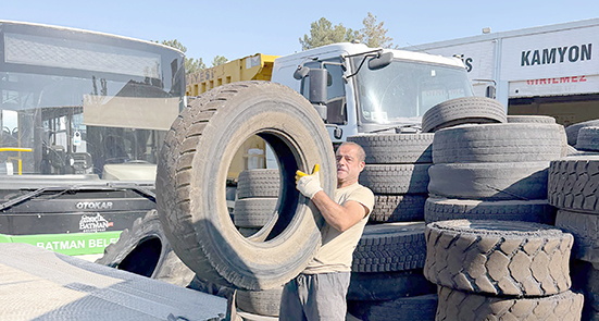  758 TON ATIK LASTİK GERİ DÖNÜŞÜME KAZANDIRILDI