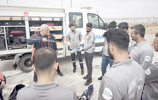 AFETLERE MÜDAHALE İÇİN BELEDİYE PERSONELİ EĞİTİLİYOR