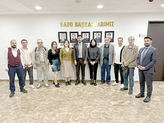 ÇALIŞAN GAZETECİLER’DEN BATMAN BAROSU’NA ZİYARET