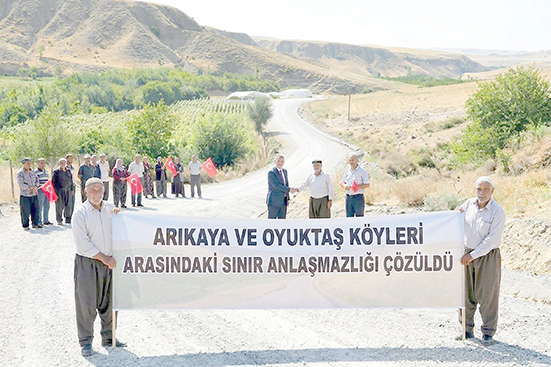 ARIKAYA VE OYUKTAŞ KÖYLERİNİN SINIRLARI NETLEŞTİRİLDİ