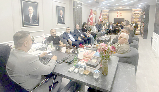 ÇETİN “SAHA PROGRAMLARIMIZI VE GÜNDEMİ İSTİŞARE ETTİK”