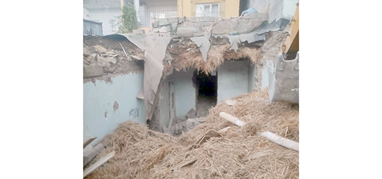 RAMAN VE İLUH’TA METRUK YAPILAR YIKILDI