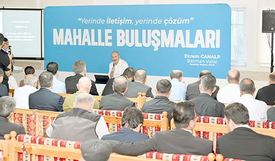 ÇAY MAHALLESİ’NDE ‘YERİNDE İLETİŞİM, YERİNDE ÇÖZÜM’ BULUŞMASI